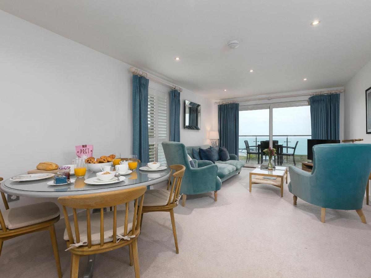 Ferienwohnung Far Cliffs St Ives Exterior foto